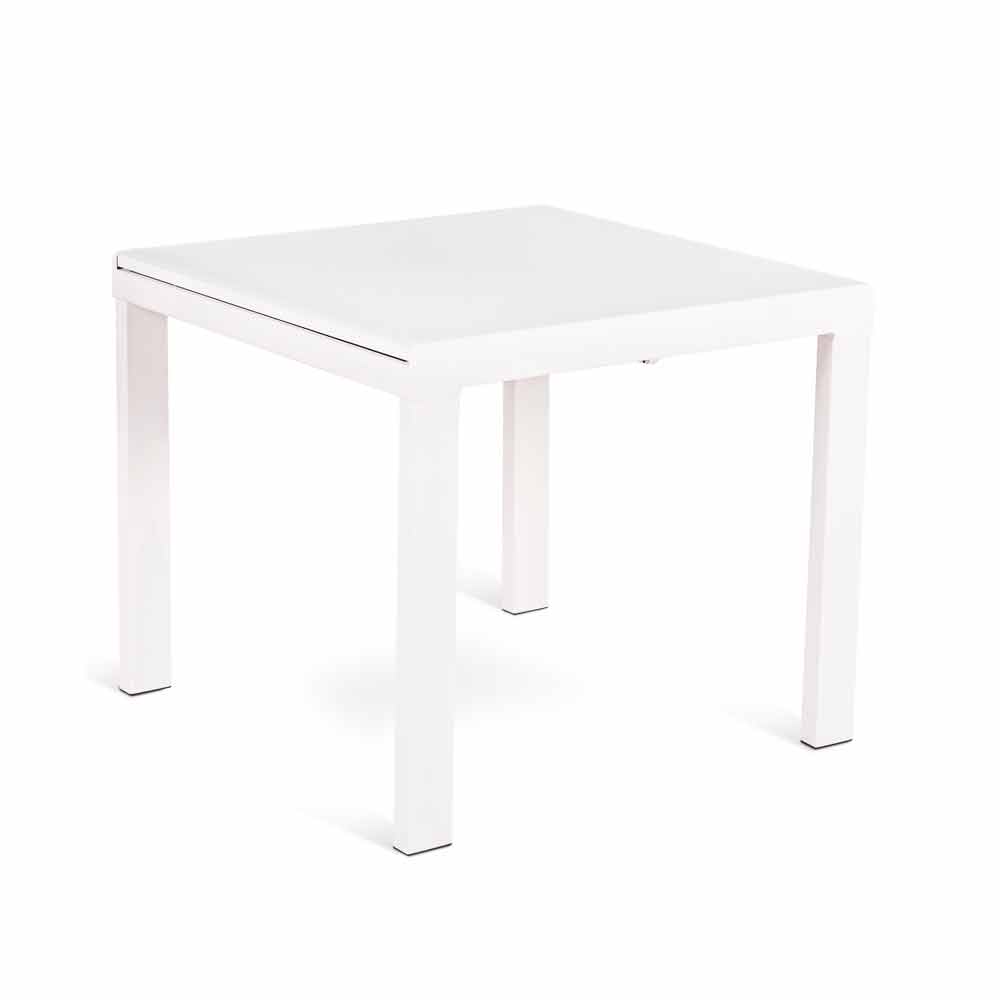 Extendable Dining Table With Teo Glass Top