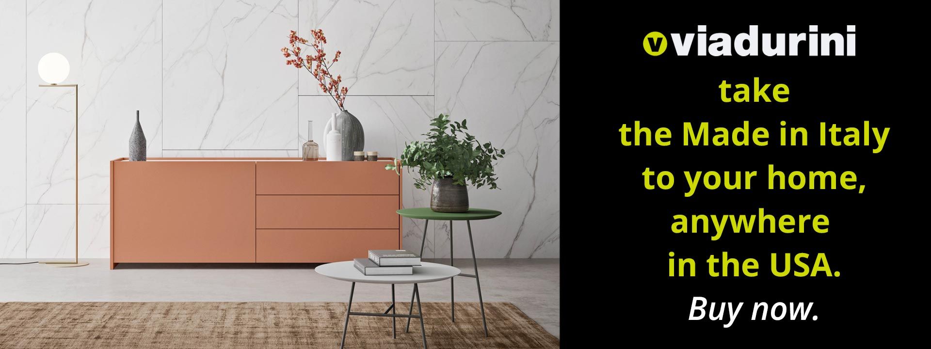 Made in Italy to your home, anywhere