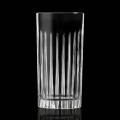 12 Tumbler Tall Highball Glasses in Decorated Eco Crystal - Senzatempo