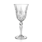 12 Glasses Wine, Water, Cocktail in Ecological Crystal Vintage Style - Cantabile Viadurini