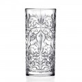 12 Tumbler Tall Highball Cocktail Glass or Luxury Decorated Water - Destino