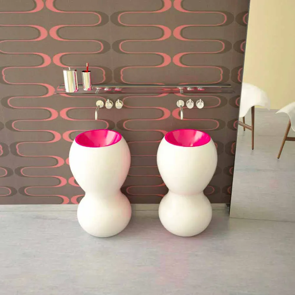 Ariel sink Bathroom Furniture Made in Italy Viadurini