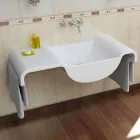 Wave Sink Bathroom Furniture Made in Italy Viadurini