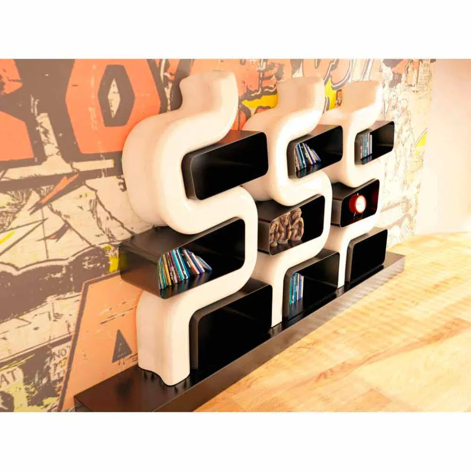 Modern Library Ser P Made in Italy Viadurini