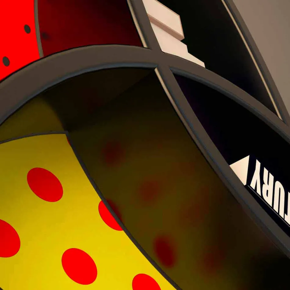 Poppy Book Shelf Design Made in Italy Viadurini