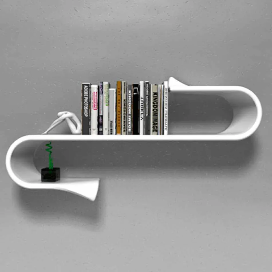 Shelf Design Modern Waveshelf Made in Italy Viadurini
