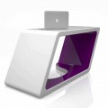Contemporary design Solid Surface office desk Abercrombie, made in Italy