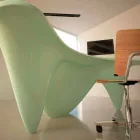 Sinuous Desk Office Furniture Made in Italy Viadurini