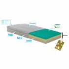 Double pocket sprung mattress Bio Up Memory Viadurini