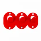 2 Triple Wall Hanger in Colored Plexiglass Clip Design - Freddie Viadurini