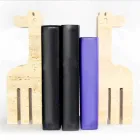 2 Bookends in Travertine Marble in the shape of a Giraffe Made in Italy - Morra Viadurini
