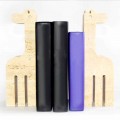 2 Bookends in Travertine Marble in the shape of a Giraffe Made in Italy - Morra