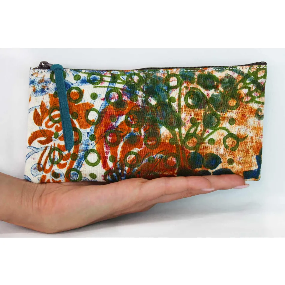 3 Hand Crafted High Quality Cotton Clutches - Viadurini by Marchi Viadurini