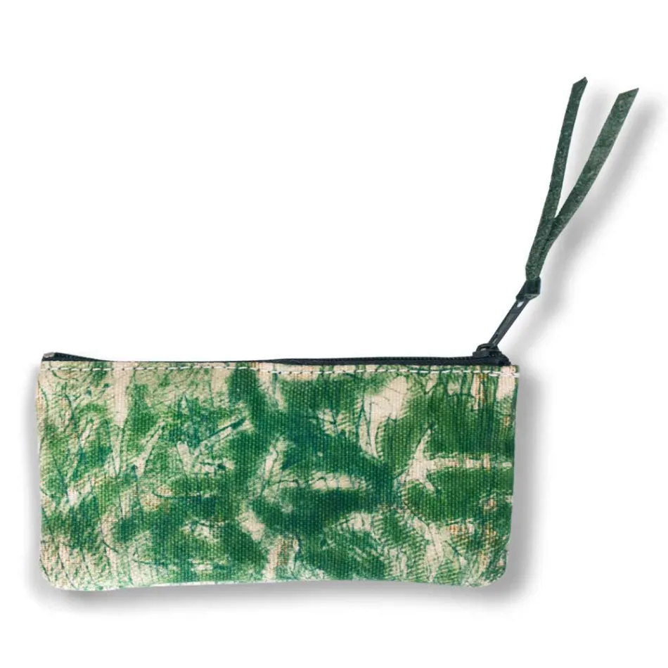 3 Hand-Printed Cotton Clutches in Unique Pieces - Viadurini by Marchi Viadurini