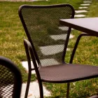 4 Modern Design Metal Outdoor Armchairs Made in Italy - Varmo Viadurini