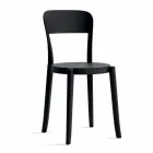 4 Outdoor Stackable Polypropylene Chairs Made in Italy Design - Alexus Viadurini