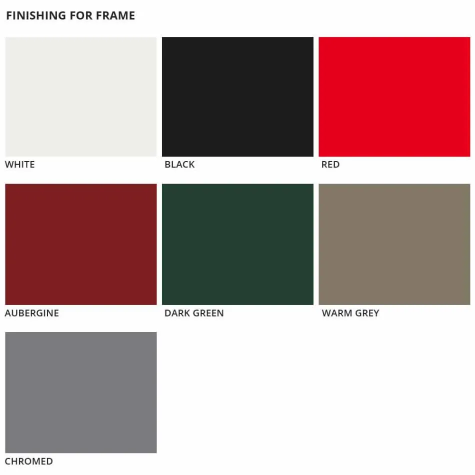 4 Stackable Chairs in Metal and Polypropylene Made in Italy - Clarinda Viadurini