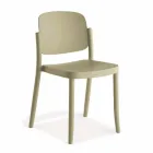 4 Modern Stackable Outdoor Chairs in Polypropylene Made in Italy - Bernetta Viadurini