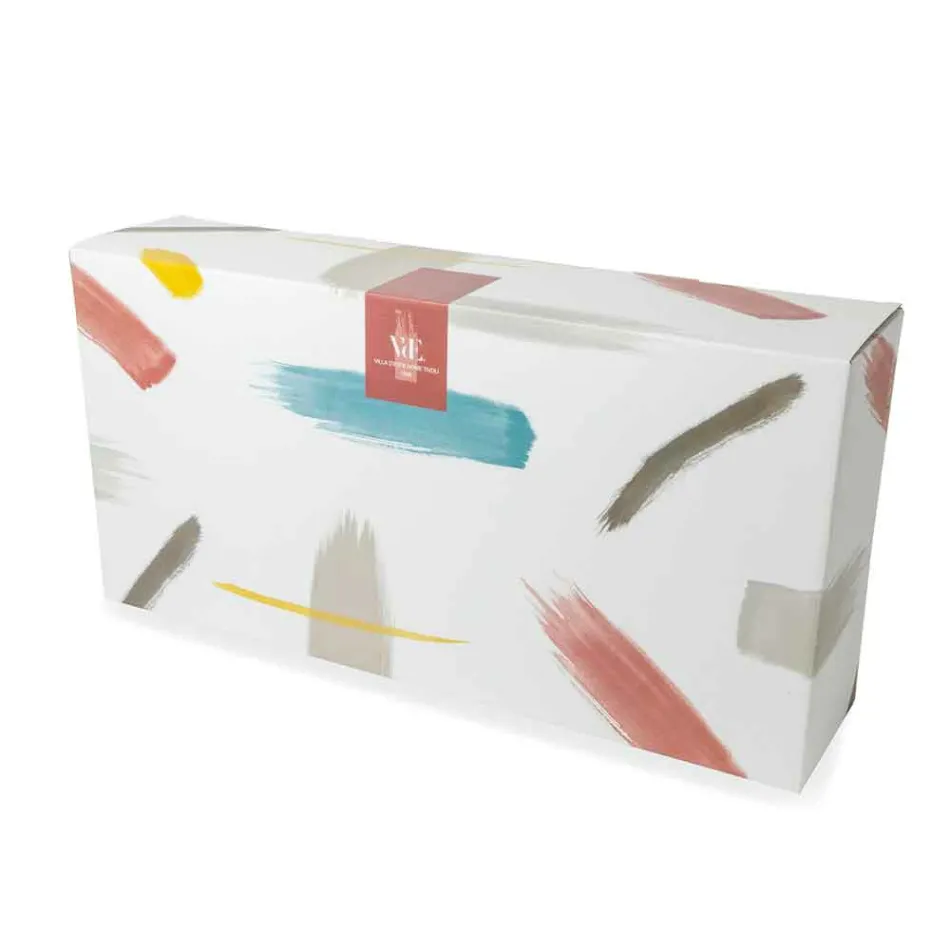 6 Colored and Modern Glass Glasses for Water Elegant Service - Persia Viadurini