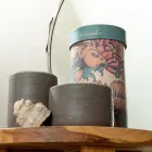 Green Bathroom Accessories in Refractory Clay Made in Italy - Antonella Viadurini