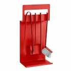 Fireplace Accessories in Colored Steel Made in Italy 4 Pieces - Rachel Viadurini