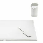 Desk Accessories in Regenerated Leather 5 Pieces Made in Italy - Aristotle Viadurini