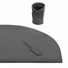 Desk Accessories in Regenerated Leather 5 Pieces Made in Italy - Medea Viadurini