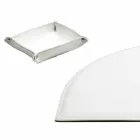 Desk Accessories in Regenerated Leather 5 Pieces Made in Italy - Medea Viadurini