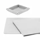 Accessories 5 Piece Regenerated Leather Desk Made in Italy - Ascanio Viadurini