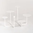 Design Sweets Stand in Painted Steel Made in Italy - Pennellope Viadurini