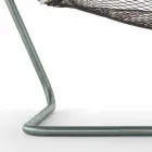 Hammock in Steel and Black Garden Design Made in Italy - Cumberland Viadurini