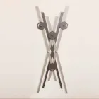 Modern Design Wall Coat Hanger Colored Wood for Entrance - Picasso Viadurini