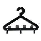 Wall Coat Hanger Recyclable Plexiglass Hanger 2 Pieces - Tirreno Viadurini