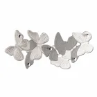 Wall hanger with design butterflies 5pomelli made in Italy Brice Viadurini