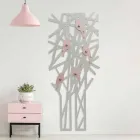 Modern Design Colored Wood Wall Coat Rack - Alberuccell Viadurini