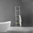 White or Colored Modern Design Ladder Coat Hanger - Caloina Viadurini