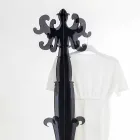 Floor coat rack, classic design, in plexiglass Giave Viadurini