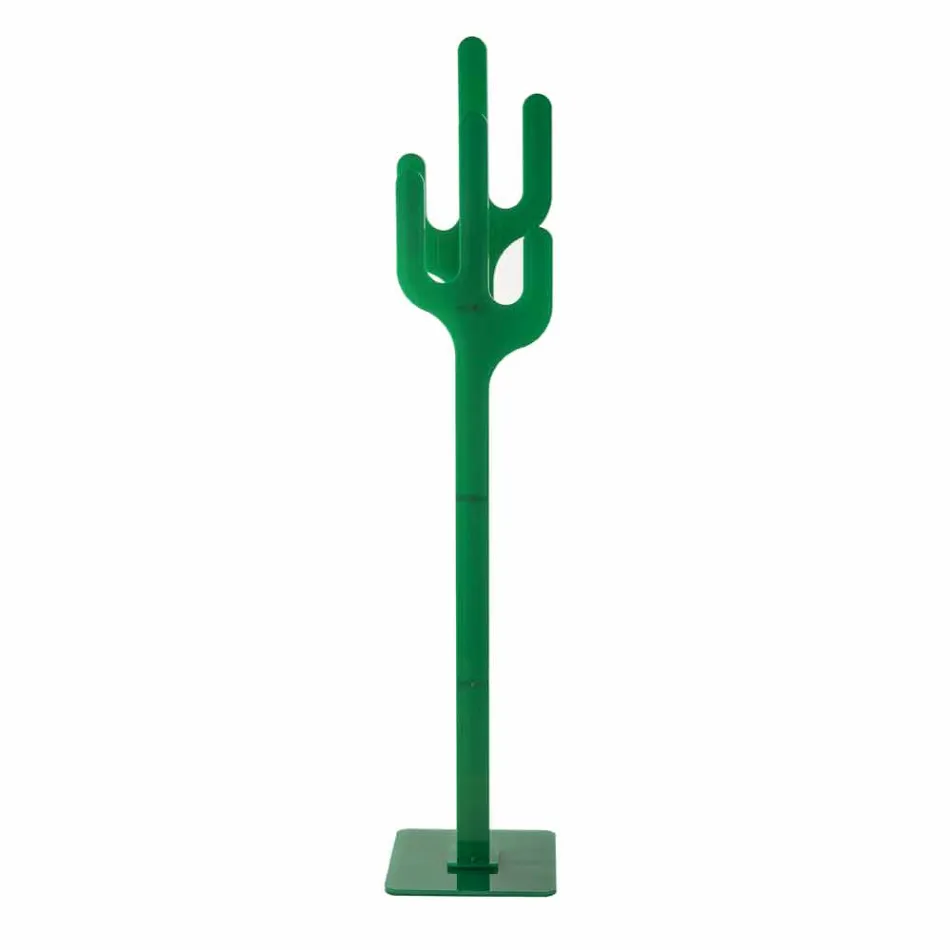 Contemporary green design coat rack Cactus, made in Italy Viadurini