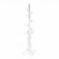 Floor Coat Hanger in Transparent Plexiglass Design for Entrance - Alibi
