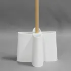 Natural beech umbrella stand and Nurri polypropylene Viadurini