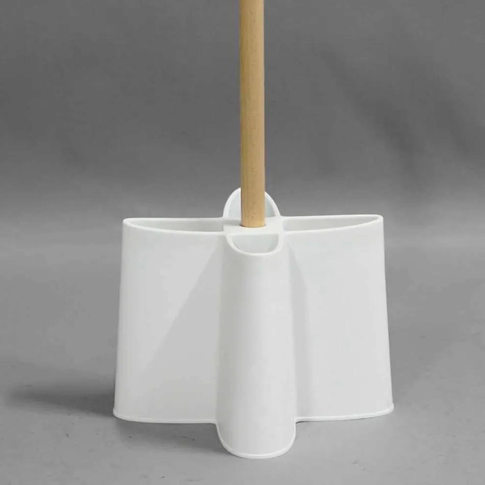 Natural beech umbrella stand and Nurri polypropylene Viadurini
