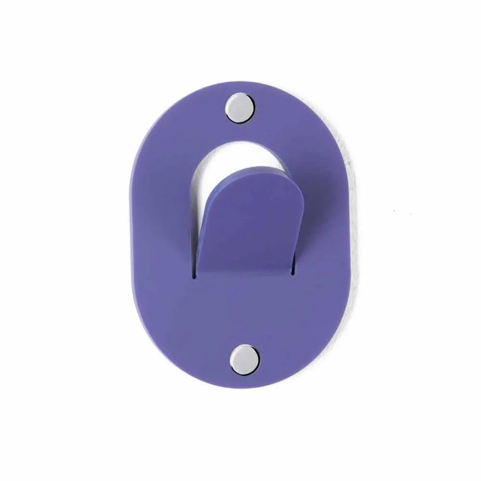 Wall Hanger in Colored Plexiglass 5 Pieces Clip Design - Freddie Viadurini