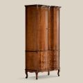 Classic Wooden Wardrobe with 2 Doors and 3 Drawers Made in Italy - Luxury