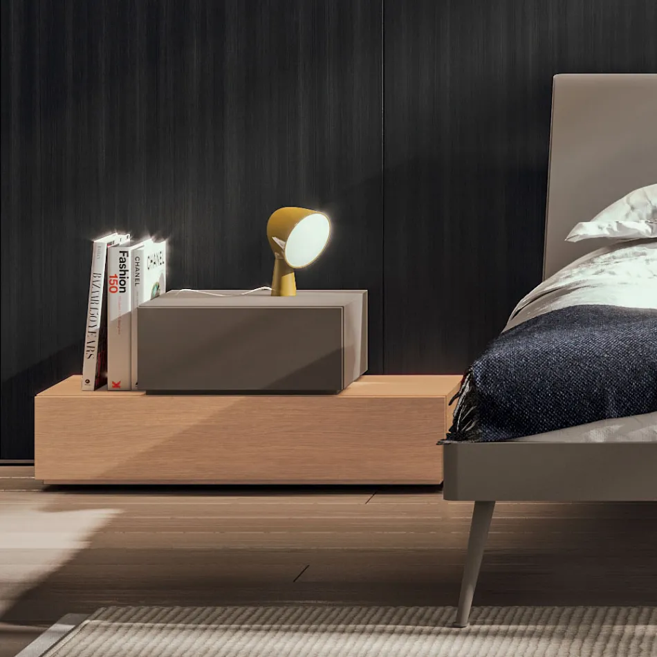 Modern Style 5-Element Bedroom Furniture Made in Italy - Diamond Viadurini
