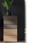Modern Style 5-Element Bedroom Furniture Made in Italy - Diamond Viadurini
