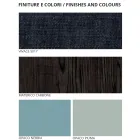 Bedroom Furniture with 7 Elements Modern Style Made in Italy - Polynesia Viadurini