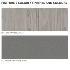 Double Bedroom Furniture with 4 Elements Made in Italy - Lucania Viadurini