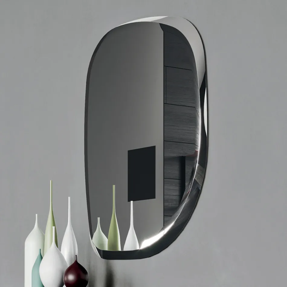 Double Bedroom Furniture with 5 Elements Made in Italy - Scampia Viadurini