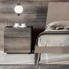 Double Bedroom Furniture with 5 Elements Made in Italy - Scampia Viadurini