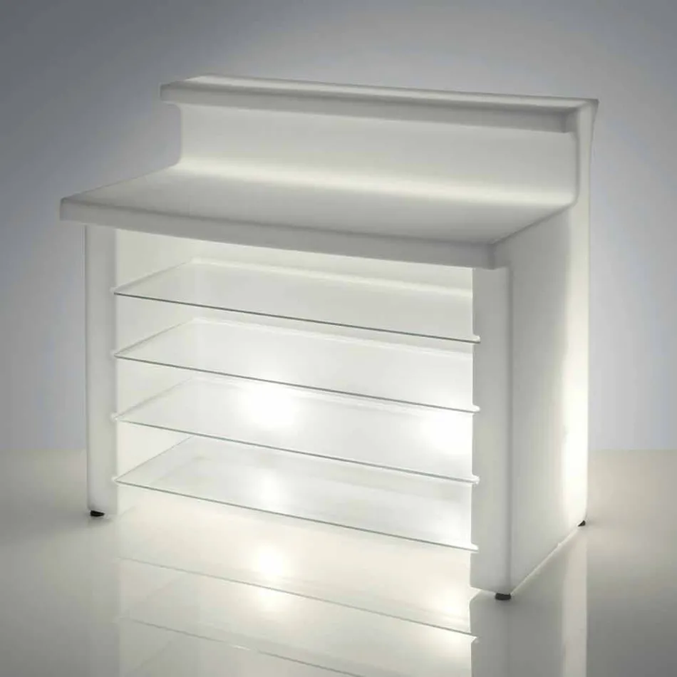 Modern style bar counter Slide Break Line bright made in Italy Viadurini